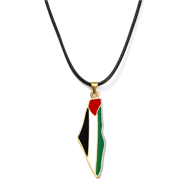 African Symbol Pendant Necklaces Gold Color Jewelry For Women Girls Africa Cultural Chain