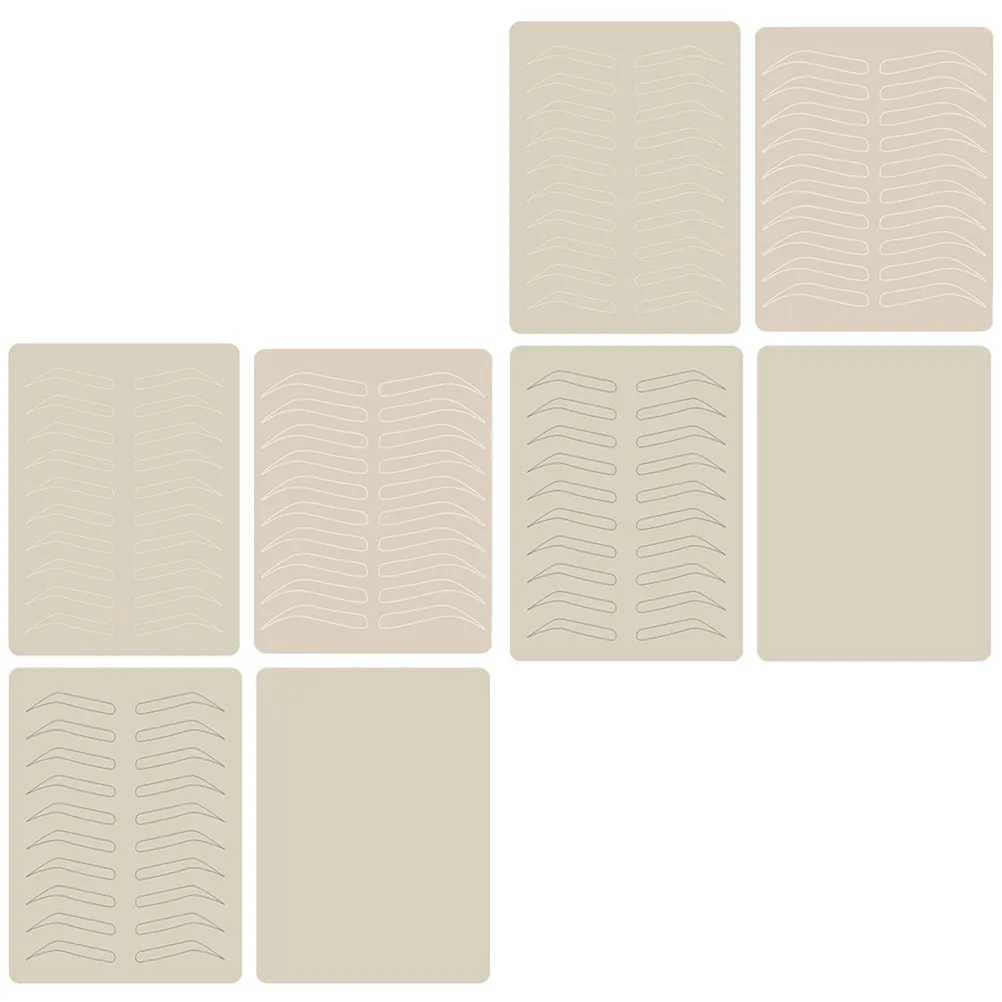 

Набор из 8 гибких искусственных кожных пластин для татуировок, профессиональные принадлежности для начинающих и профессионалов