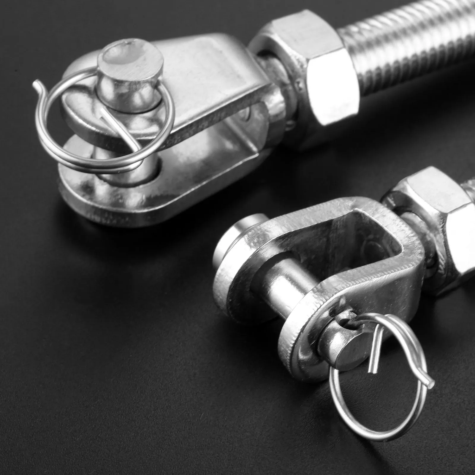4PCS Edelstahl 304 M5 M6 M8 M10 M12 M14 Backe Offene Bolzen Mutter Spannschloss Einstellen Rigging Schraube Rudern für Seil Kabel Spannung – Detail 4