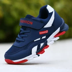 Childrens Running Shoes Trendy Luxury Design Casual Sneakers Mesh Breathable Sports Shoes Comfortable Tennis Shoes for Boys