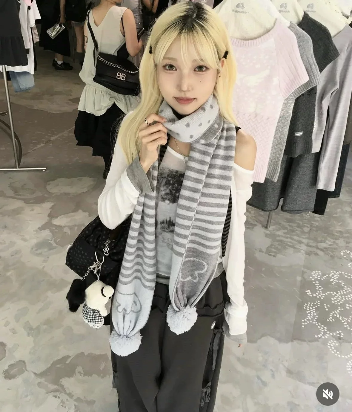 

Теплый клетчатый шарф в горошек, корейский зимний длинный прямоугольный шарф для девочек-подростков, дизайн с крыльями ангела