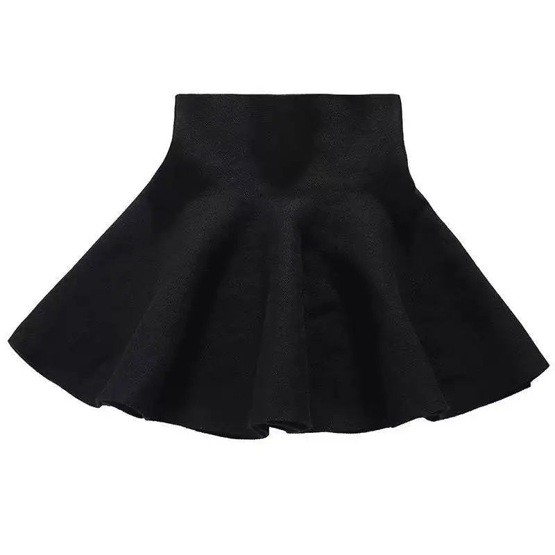 Winter Infant Baby Girls Tutu Skirt Children Fashion Mini Pleated Knitted Skirts Toddler Kids Clothes Autumn 2-10Years Kids A587