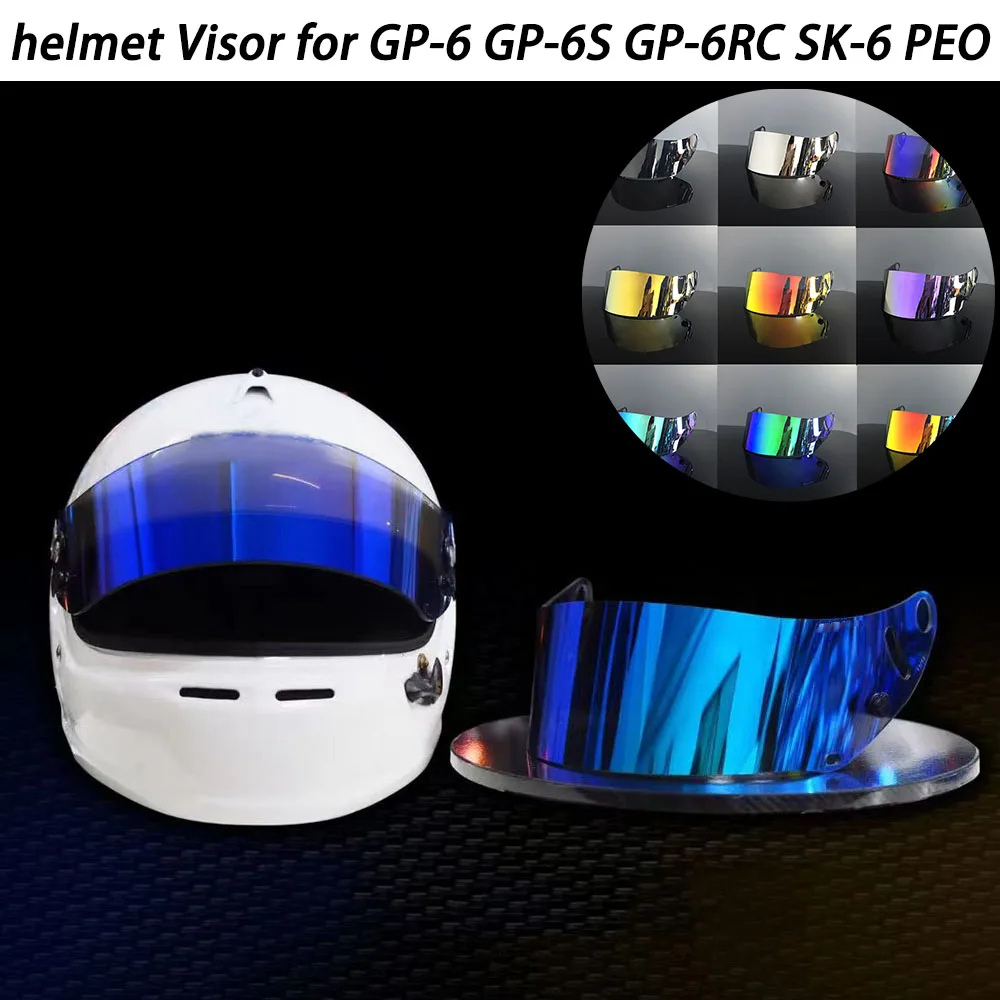 Motorcycle helmet Visor for GP-6 GP-6S GP-6RC SK-6 PEO SK6 GP6 Helmets Replacement Lens Shield Windshield Glass goggle For Arai