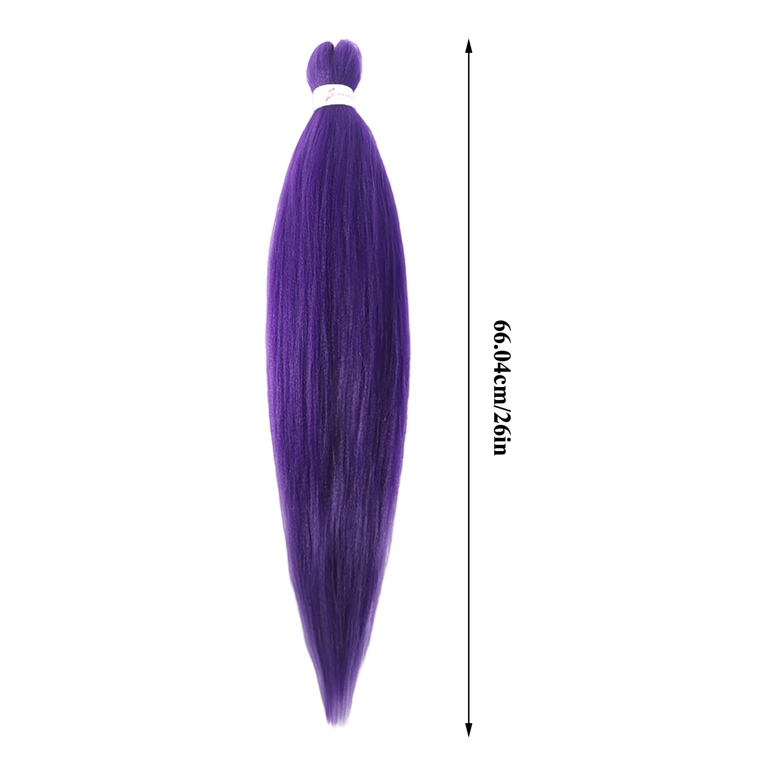Synthetic Hair 26 Inch Purple Hair Extensions Synthetic Hair DIY 12colors To Choose Ponytail Braid Halloween Cosplay Accessories