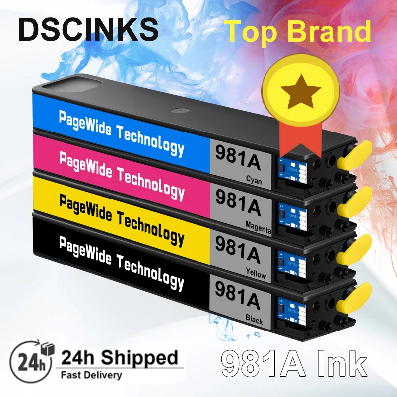 خرطوشة حبر 981A 981Y 981XL لطابعة hp 981 981XL لطابعة hp PageWide Enterprise Color 556 556dn 556xh MFP 586 586z 586dn 586f #1