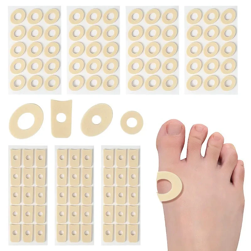 60pcs Callus Cushions for Feet Bottom SelfAdhesive Corn Remover Pads Corn Patches for Foot Toes Blister Bunion Wart Pain Relief - view 2