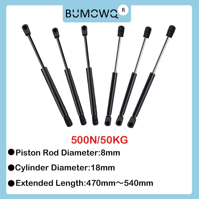 

1PC 470mm-540mm 50kg/500N Universal Car Gas Strut Bars Furniture Strut Bar Gas Shock Absorber Hydraulic Lift Kitchen Cabinet