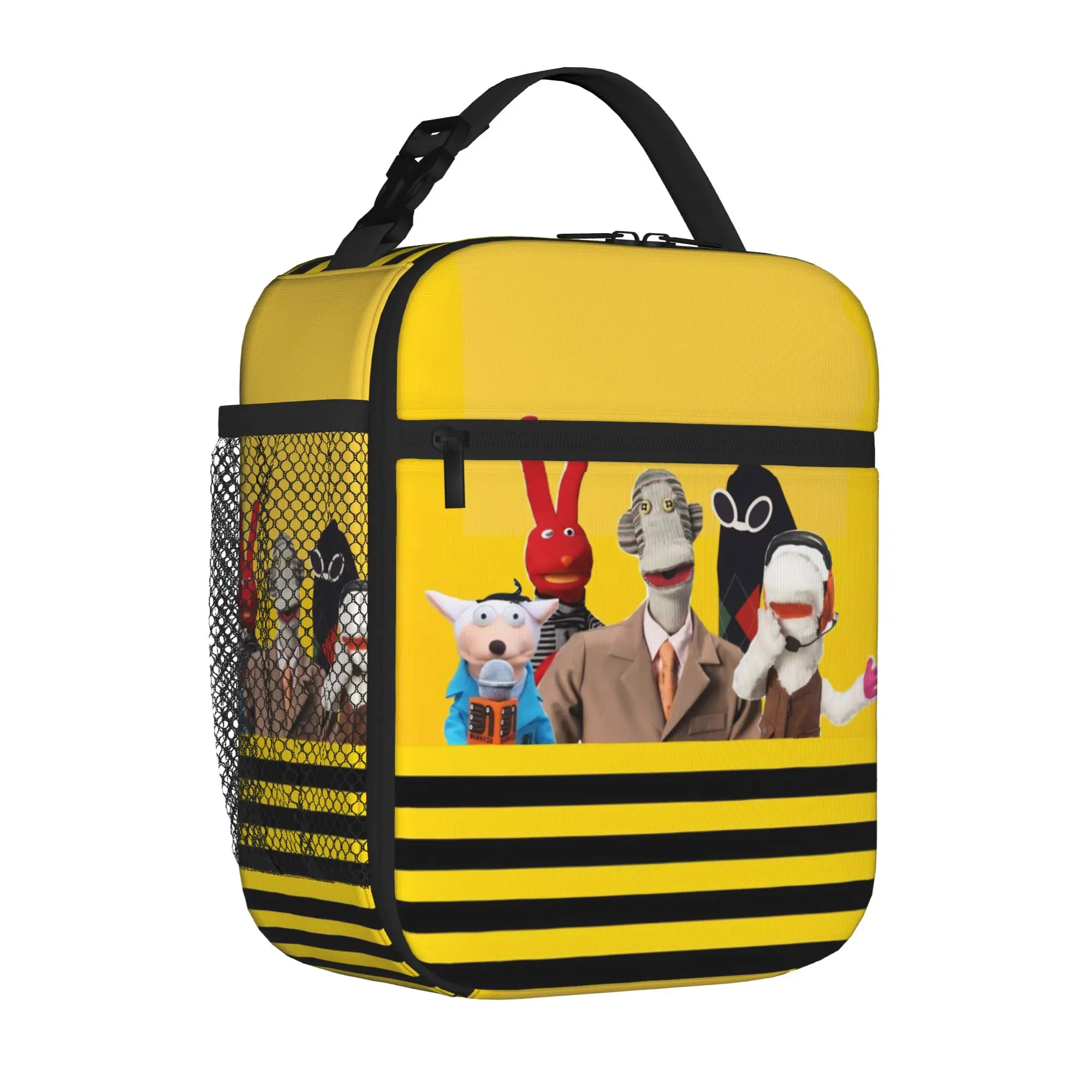 31 Juan Carlos Bodoque Rabbit Tote Insulated Lunch Bag Mins Cartoon Portable Food Bags Reusable Cooler Thermal Work Bento Box