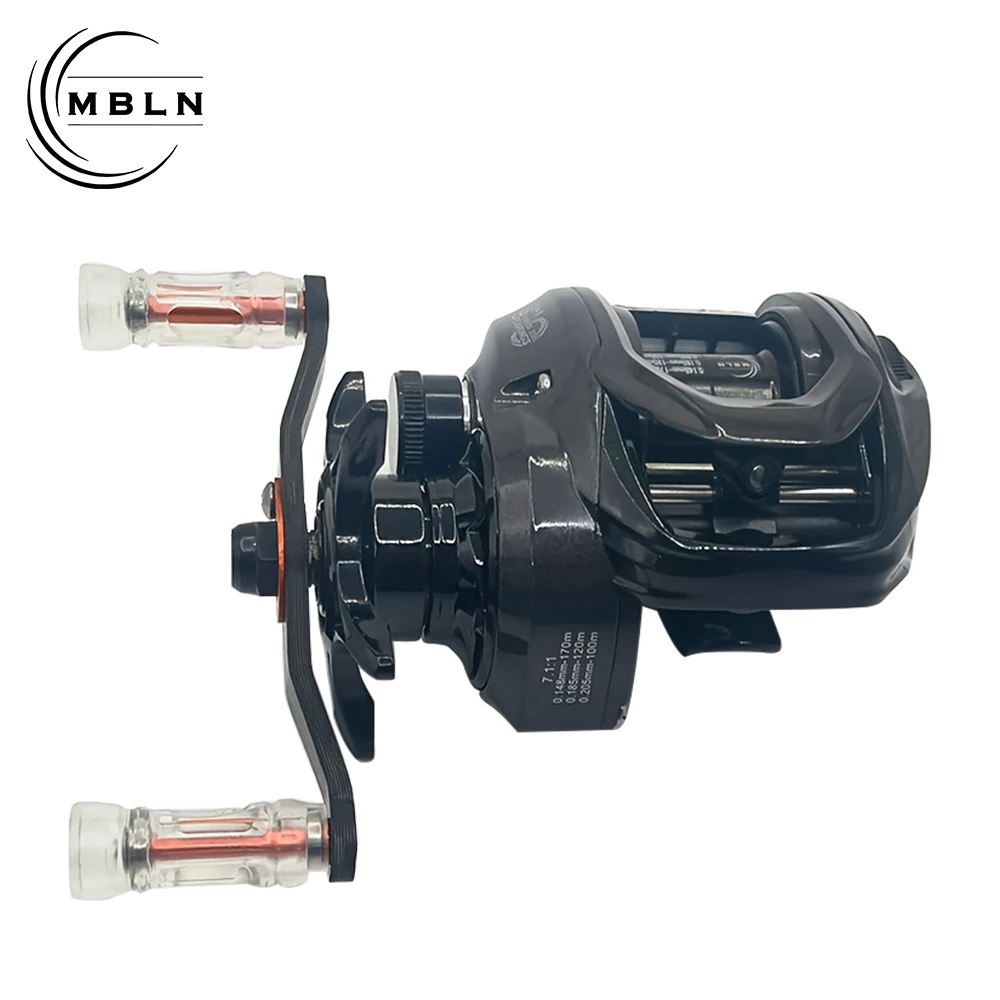 MBLN Baitcasting Carrete de Carbono Ultraligero