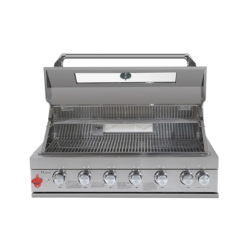 Outdoor Kitchen Cooking Desktop Stainless Steel Control Knob Built in Gas Grill BBQ Grill for Garden