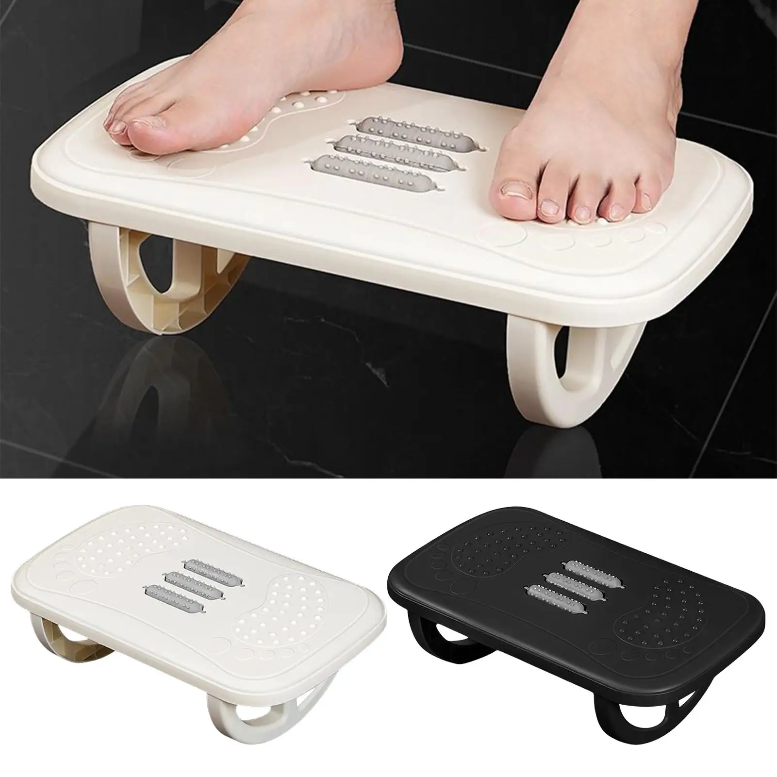 

Rocking Footrest for under Desk Ergonomic Desk Leg Rest Rocker Balance Board Comfortable Foot Stool for Desk Home Office
