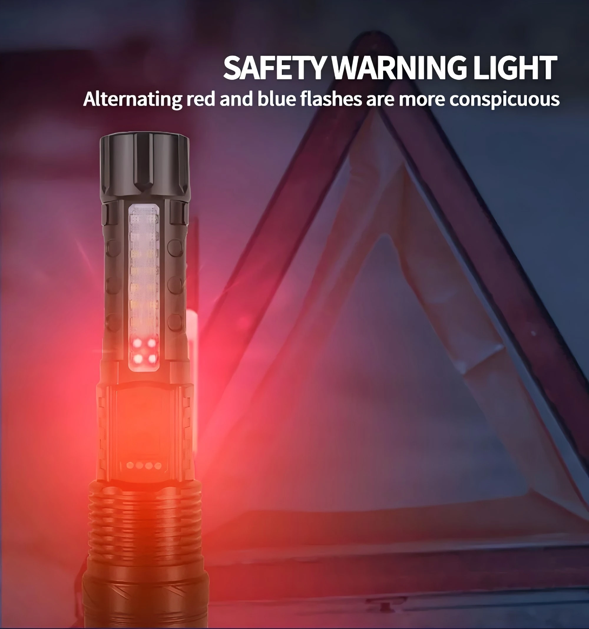 Powerful LED Flashlight Built-in Battery USB Rechargeable Tactical Light Outdoor Waterproof 18650 Lantern Camping Hiking Torch