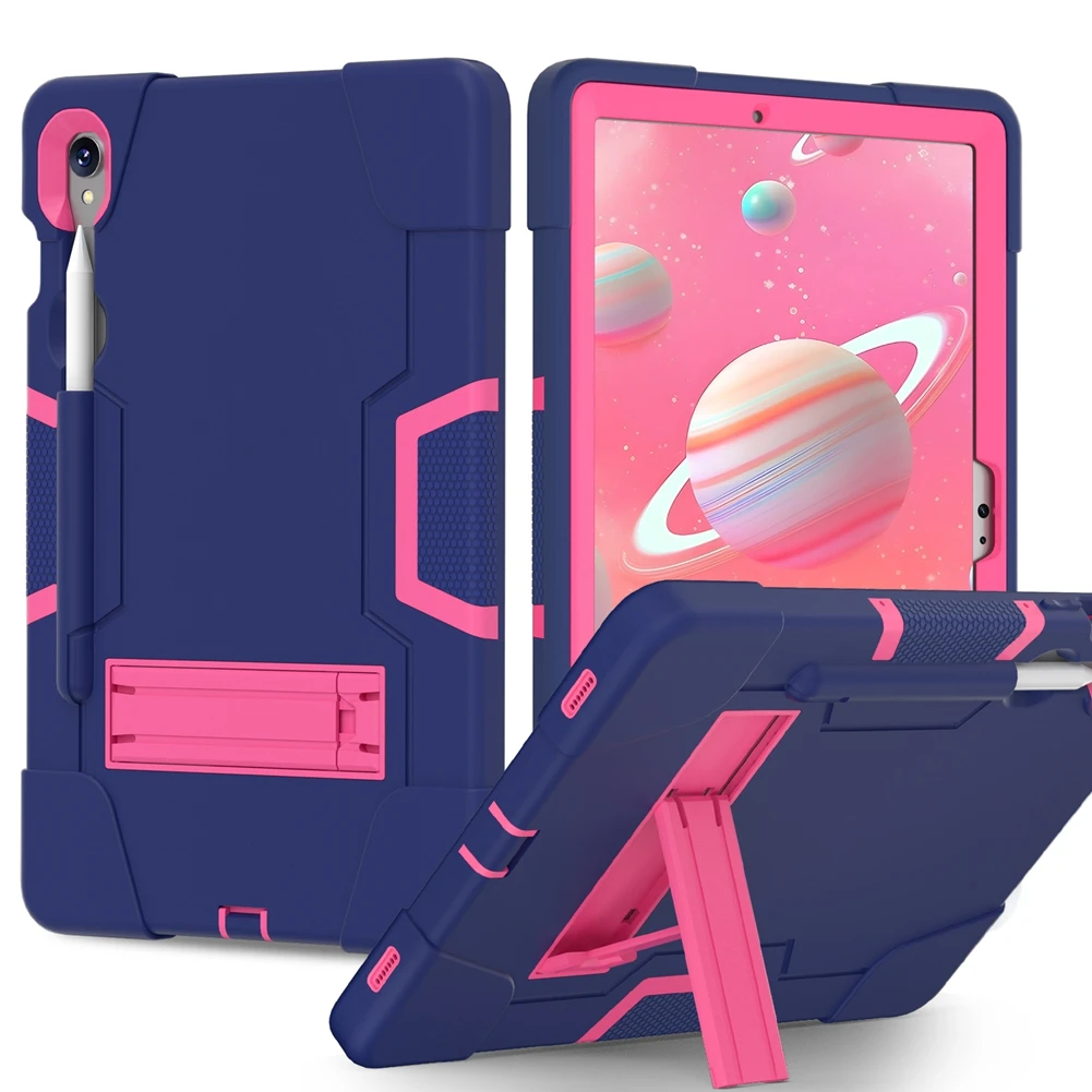 

Case For Samsung Galaxy Tab S9 11.0 inch SM-X710 SM-X716B SM-X718U Full body Military Shockproof Stand Kids tablets Cover Fundas