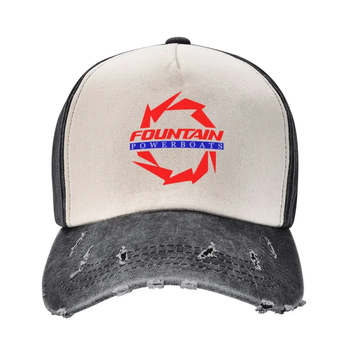 Fountain Powerboats Boat Baseball Cap Hat Baseball Cap cute Big Size Hat western Hat Mens Caps Women's