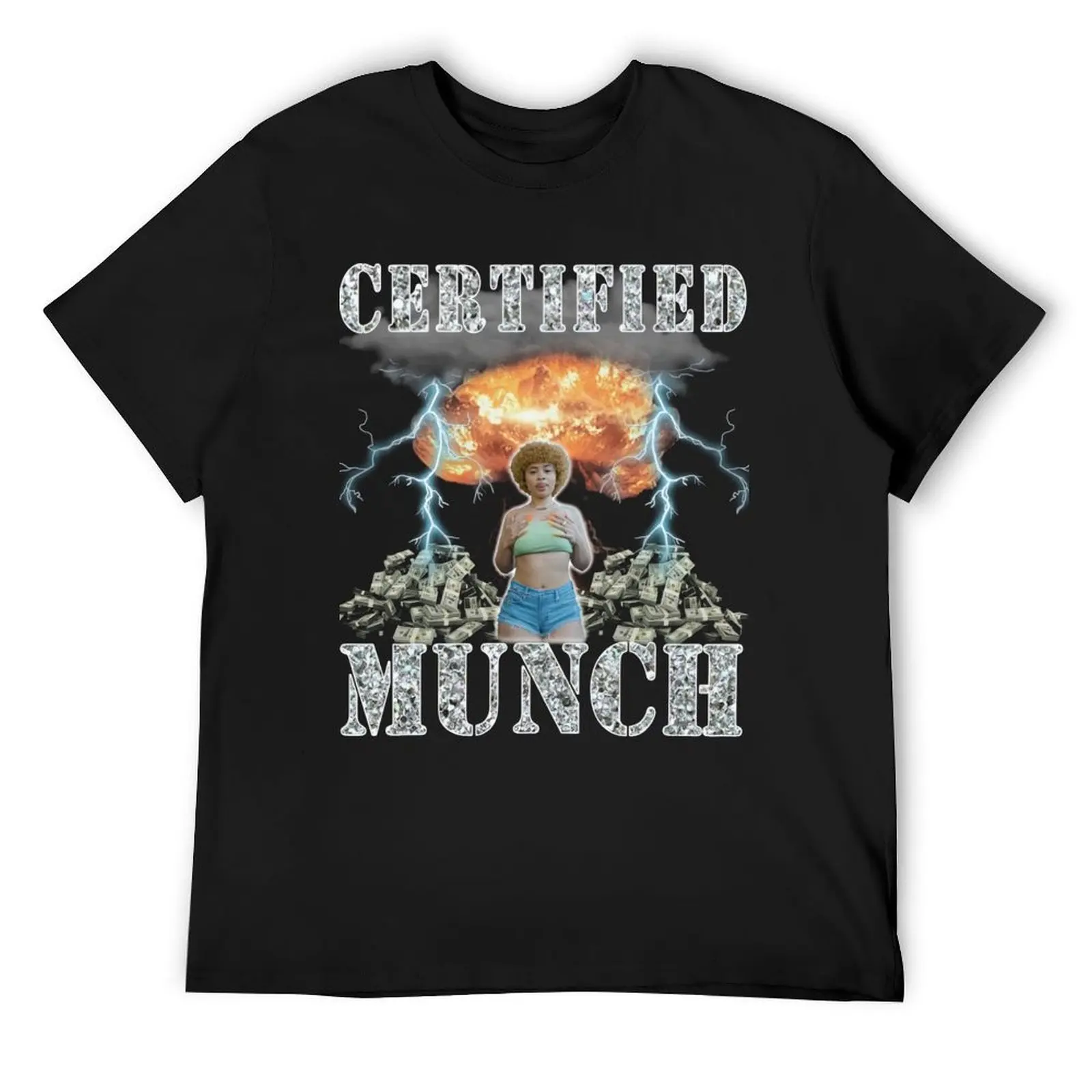 Certified Munch T-Shirt plus size clothes plain cotton graphic tees mens graphic t-shirts anime