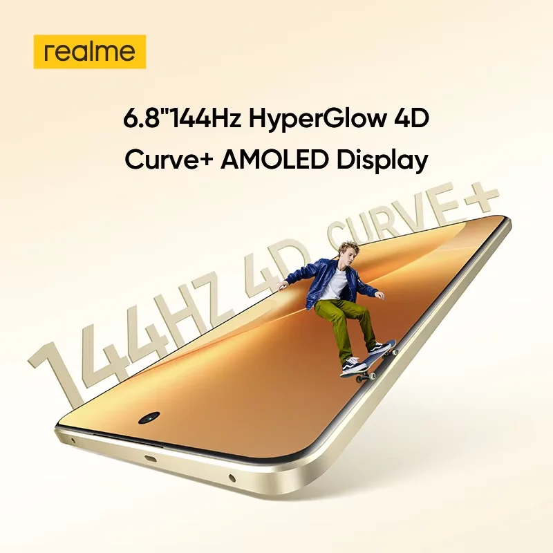 Смартфон Realme 15 Pro 5G, набор микросхем Snapdragon 7 Gen 4, аккумулятор 7000 мАч, зарядка 80 Вт, тройная камера 50 МП, 6,8 дюйма, 144 Гц, NFC Google Play