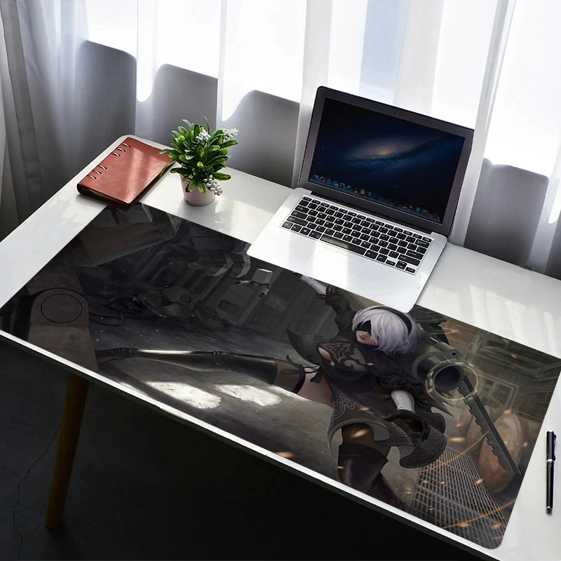Mouse Pad Laptop Rubber Anime Extended Desktop Mat Computer Gamer Mousepad PC Gaming Accessories N-nier Automata 2b Keyboard Pad