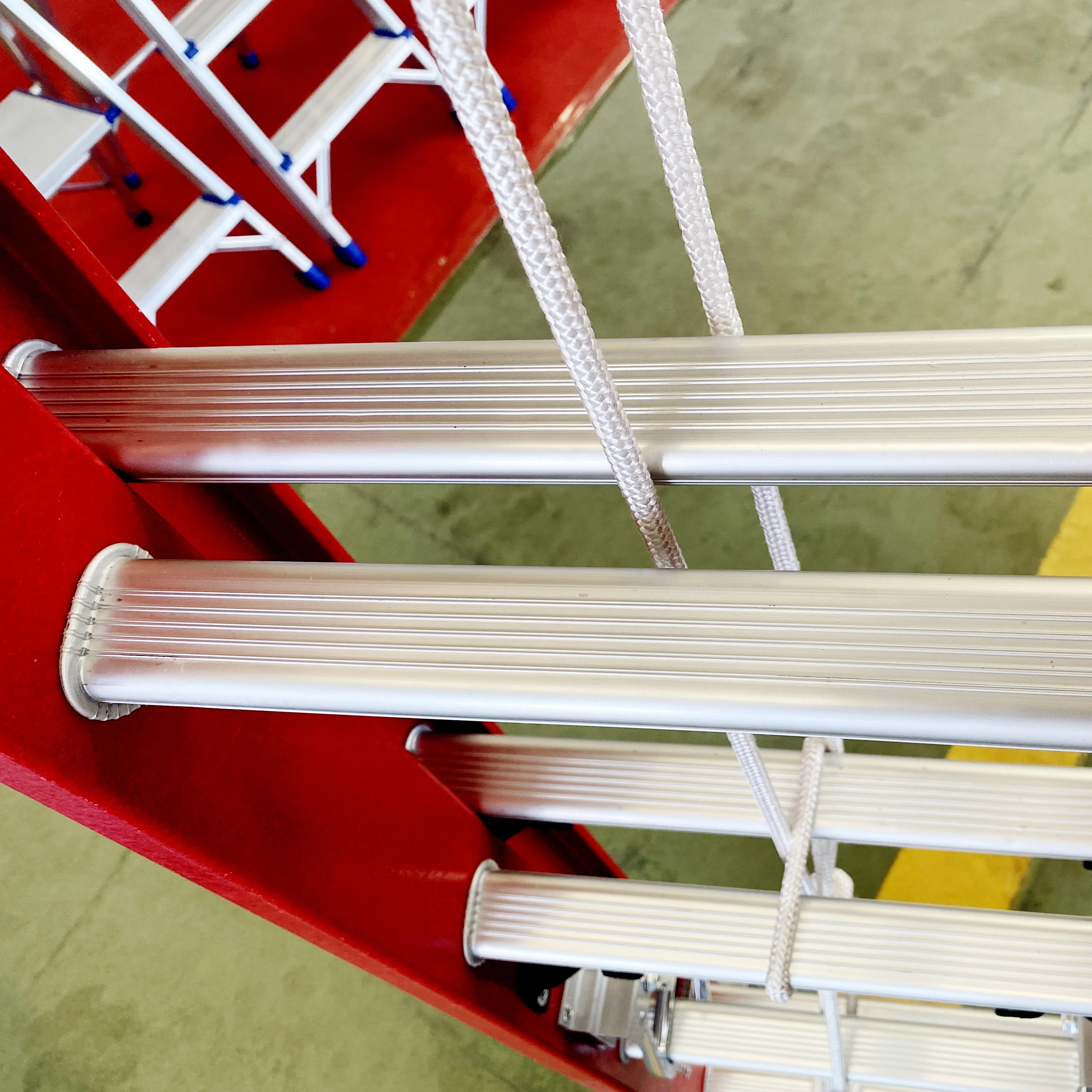 Jin Lu Ba Fiberglass Extension FRP Handrail Building Material Fiberglass Ladder Floor Ladder