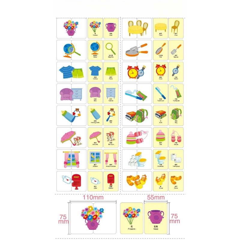 교육용 카드 장난감 기억력 매칭 게임 30개 조각 퍼즐 세트 교육용 퍼즐 사실적인 매칭 과일 퍼즐