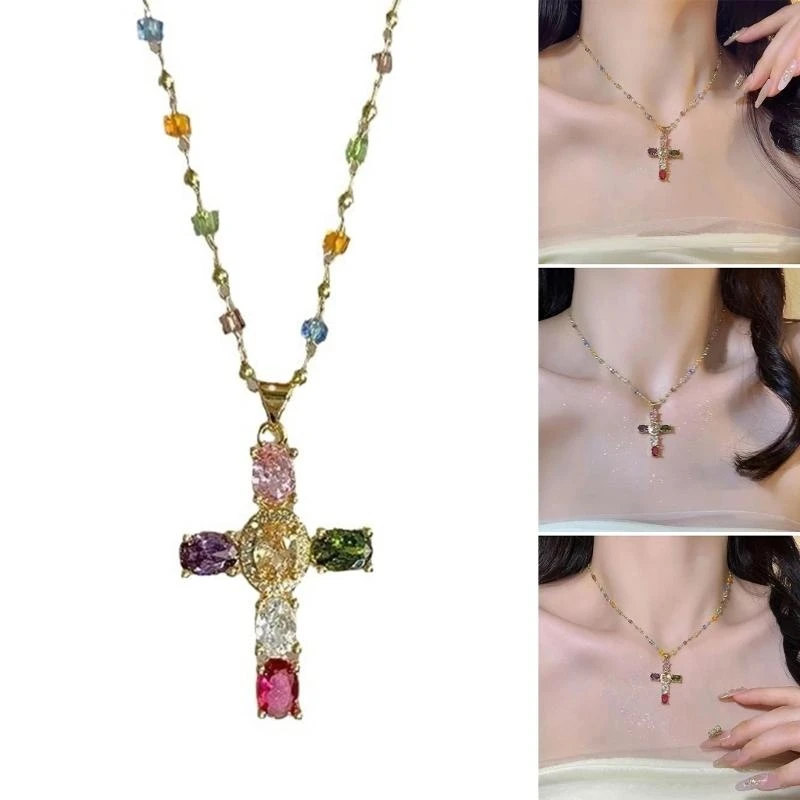  Unisex Necklace Beads Texture Neck Jewelry Charm Necklace for Fashion Lover
