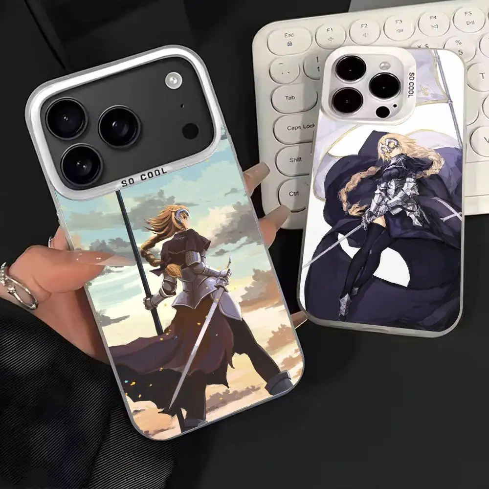 

J-Jeanne d'Arc Fate Phone Case For iPhone 17,16,15,14,13,12,11,Mini,Pro,E,MAX White Candy Matte Cover