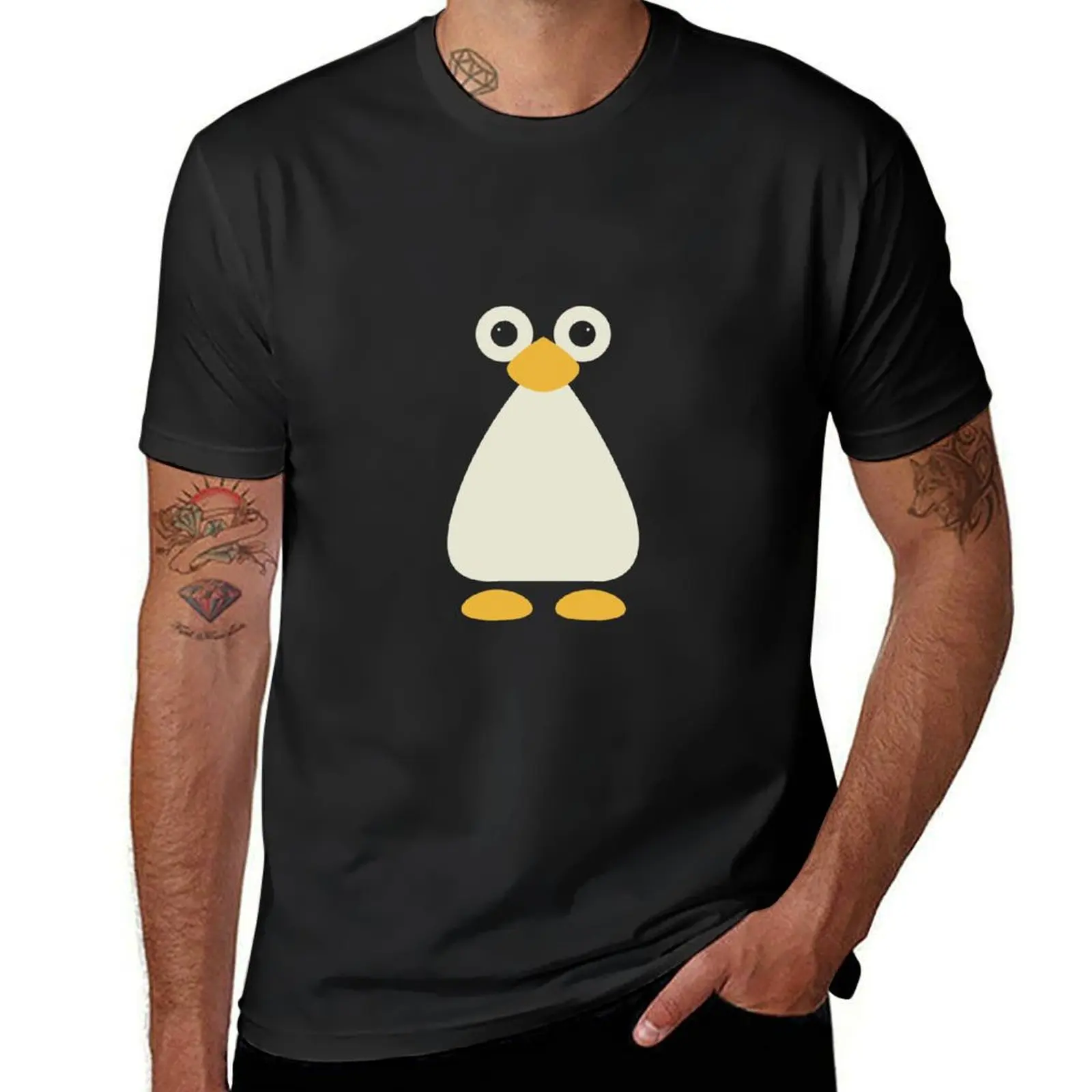 

Penguin T-Shirt anime clothes funnys korean fashion new edition men graphic t shirts