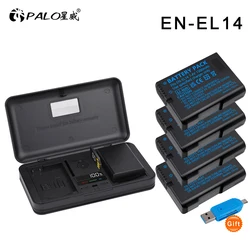 EN-EL14 EN-EL14a EN EL14 Battery for Nikon Df D5500 D5600 D3400 D3500 D5100 D5200 D5300 D3100 D3200 D3300 COOLPIX P7700 P7800