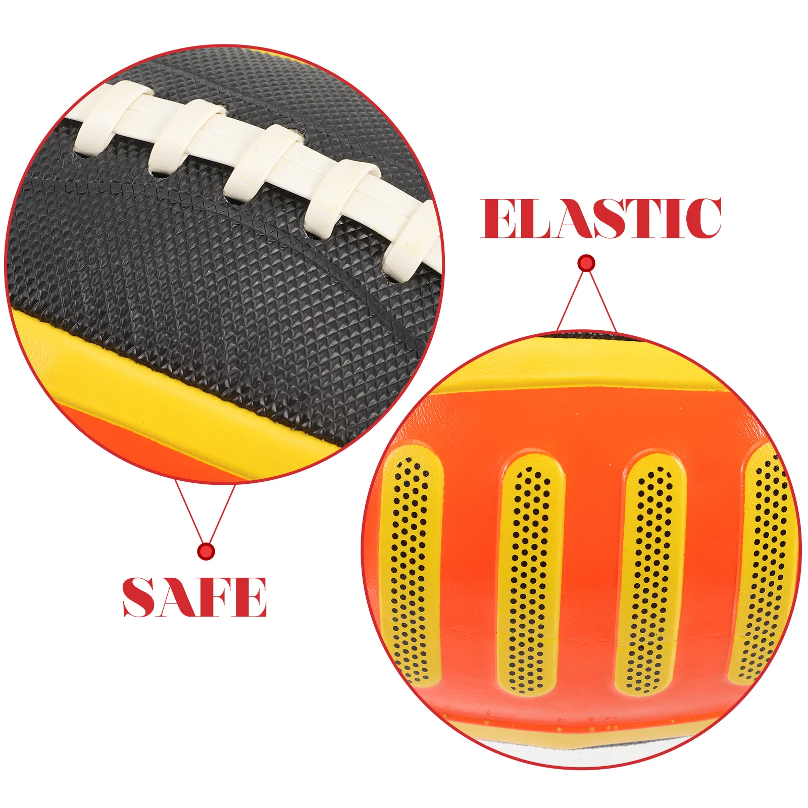 PU Kids Rugby Toys Safe Elastic Children Sports Training Balls for School Home Outdoor Play Improve Coordination