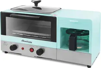 Americana 2 Slice, 9,5 12 nejlepší prodej 4v1 snídaňový stroj - №11