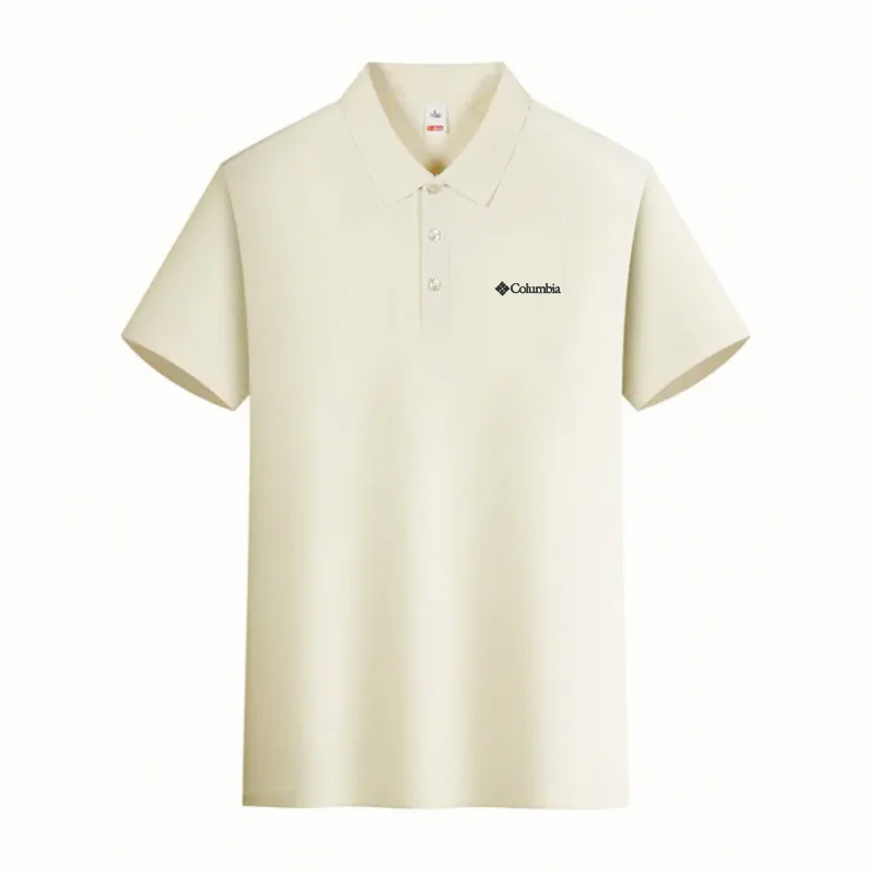 Men's short sleeved polo shirt high-end brand embroidered top 2026 summer new solid color comfortable and casual lapel T-shirt S28820c629e9c4985a31f29bf150c79edE