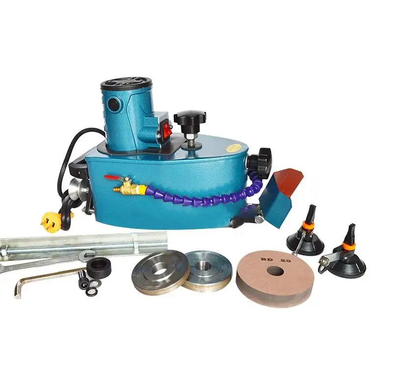 Glass hand grinder Electric polishing machine 220V-50Hz multifuntional edge machine polishing wheel