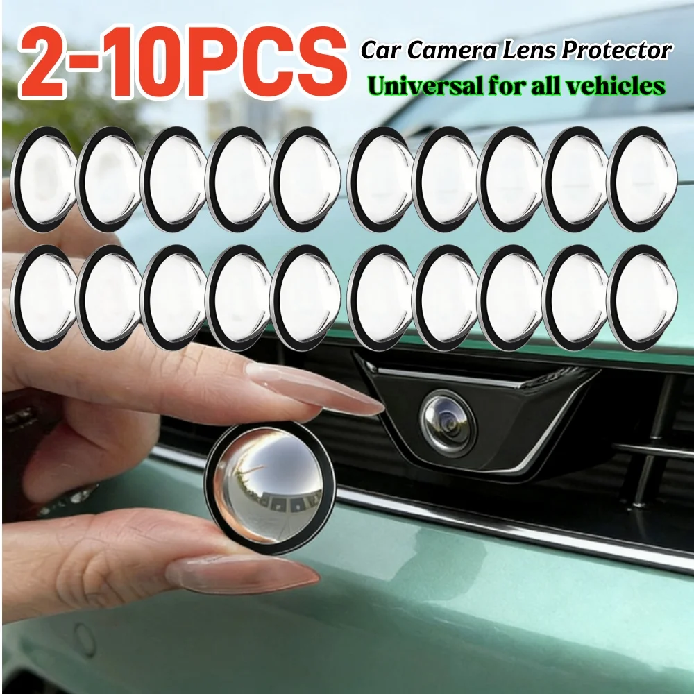 2-10X HD Car Camera Lens Protector Rear View Backup Camera Cover 360° Camera Protection Anti Scratch Waterproof Car Accessories