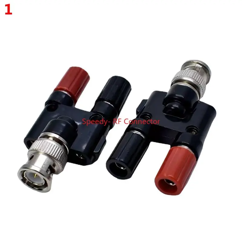 1Pcs Q9 BNC T Connector BNC Male Female To BNC BANANA Tee Type 3way 4way Splitter RF Coaxial Adapter  Fast Delivery Copper Brass