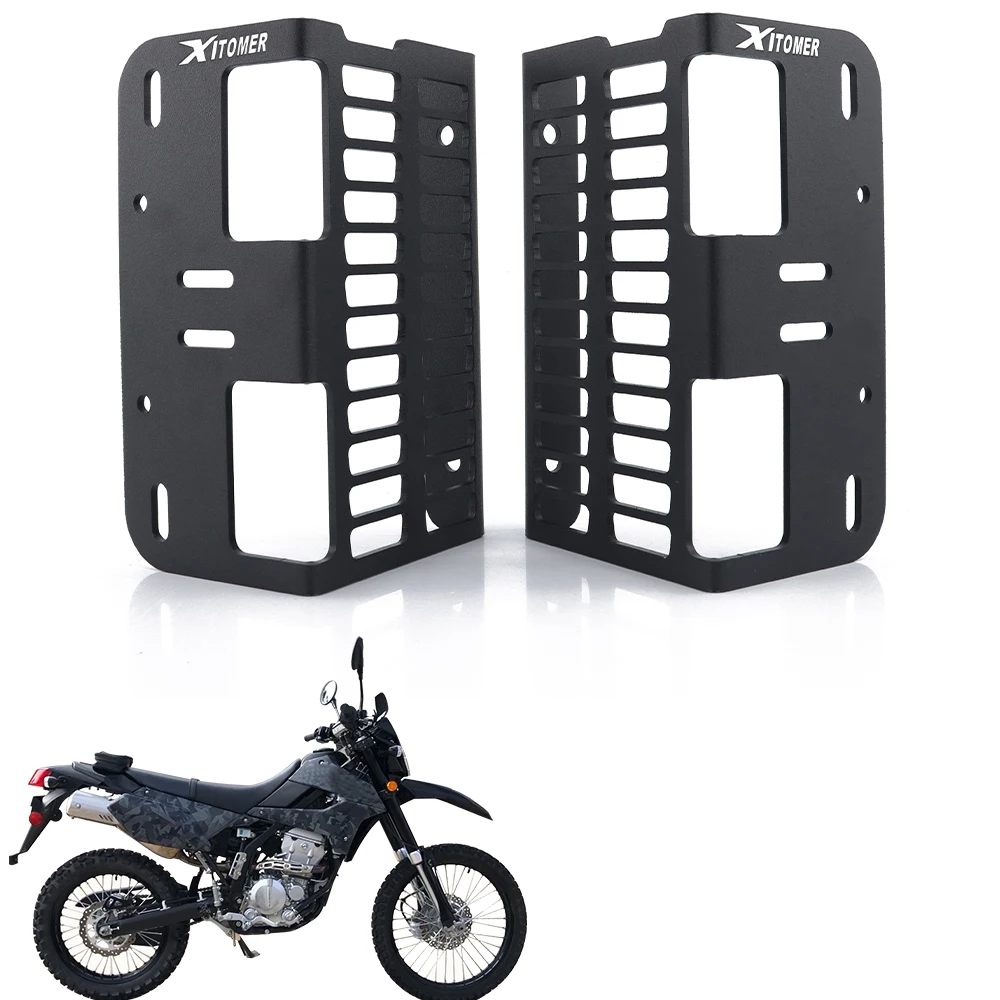 

Fit For Kawasaki KLX 300 KLX300 2022-2023 Motorcycle Black Aluminum Radiator Guard Engine Cooler Grille Cover Protection
