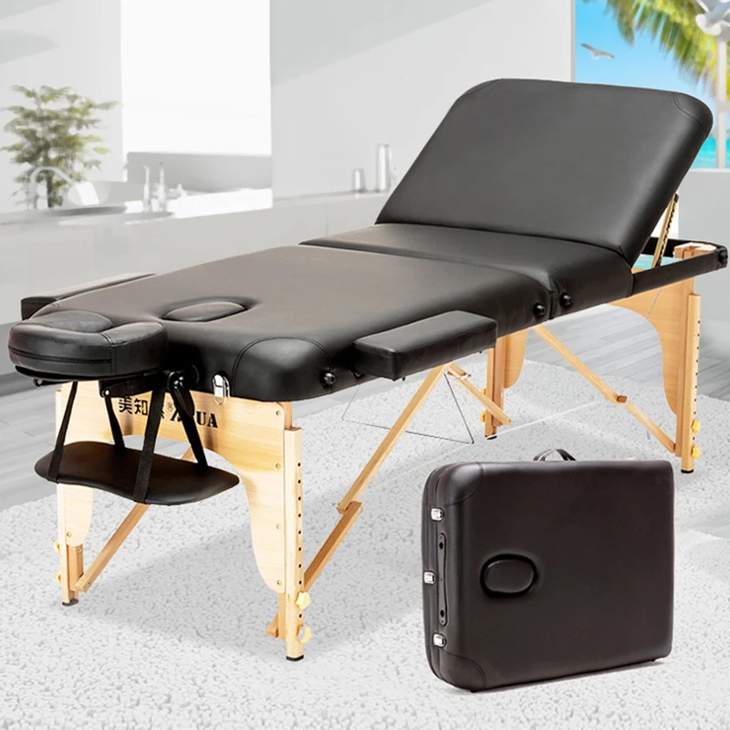 Tattoo Spa Portable Massage Bed Folding Beauty Lash Ear Cleaning Massage Table Examination Cama Dobravel Beauty Furniture WKMTB