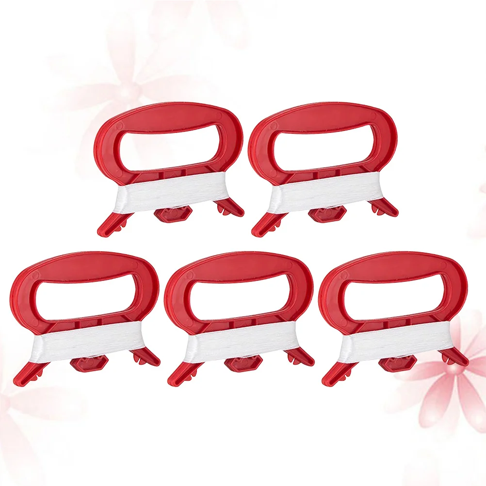 5Pcs 플라잉 카이트 라인 와인딩 보드 100m 강력하고 내구성이 뛰어난 트와인 스트링 경량 야외 스포츠 액세서리 카이트 와인딩 보드