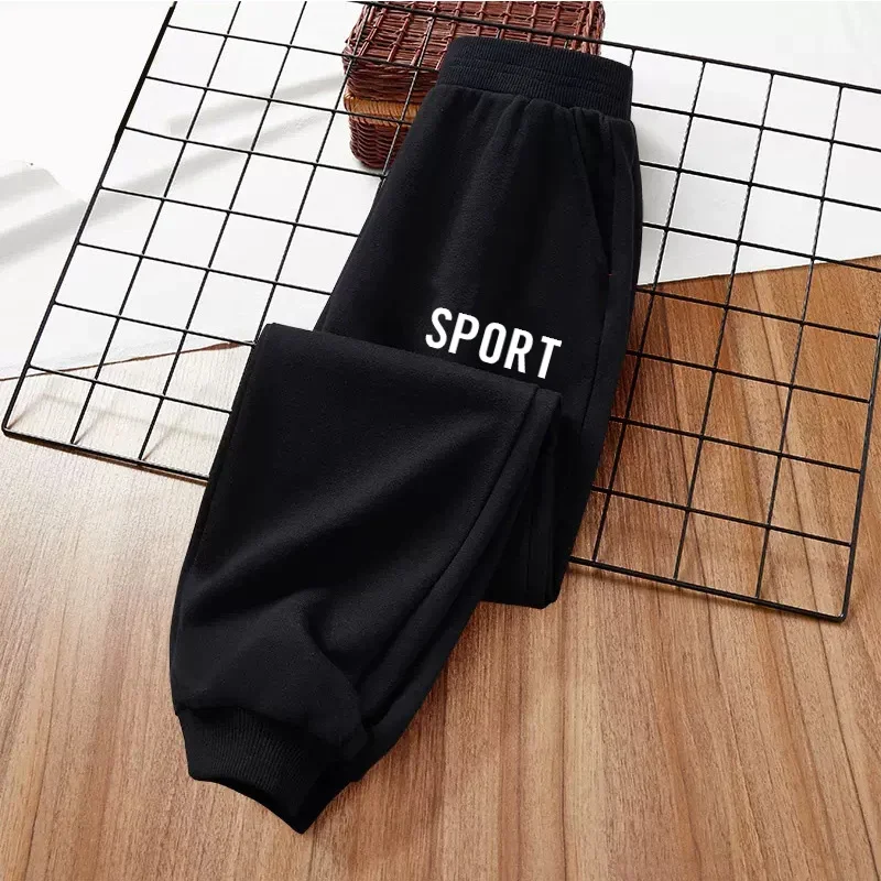Kinder-Fußballhose mit Nummern, Jungen-Frühlings- und Herbst-Langhose, Sport-Hose mit Gummiband – Detail 4