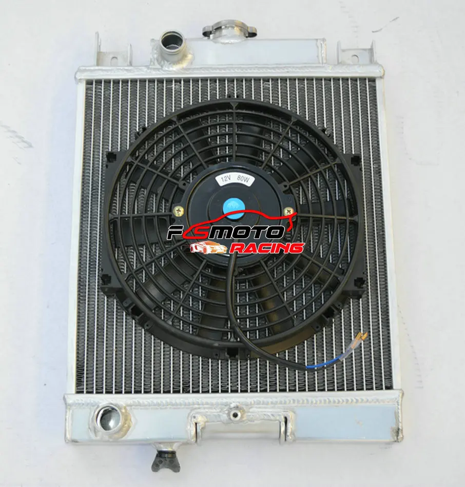 

Алюминиевый радиатор + вентилятор для Suzuki Swift GTI 1.0L/1.3L/1.6L 1989-1994 1990 1991 1992 1993 MT