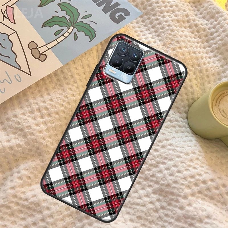 Clan Stewart fur s Tartan Plaid Pattern Case, Coque pour OnePlus 10 Pro, 9 Pro, Hein2, 8T, 9R, Realme ighNeo 2, 3, 8, 9 Pro Plus, 8i, 9i