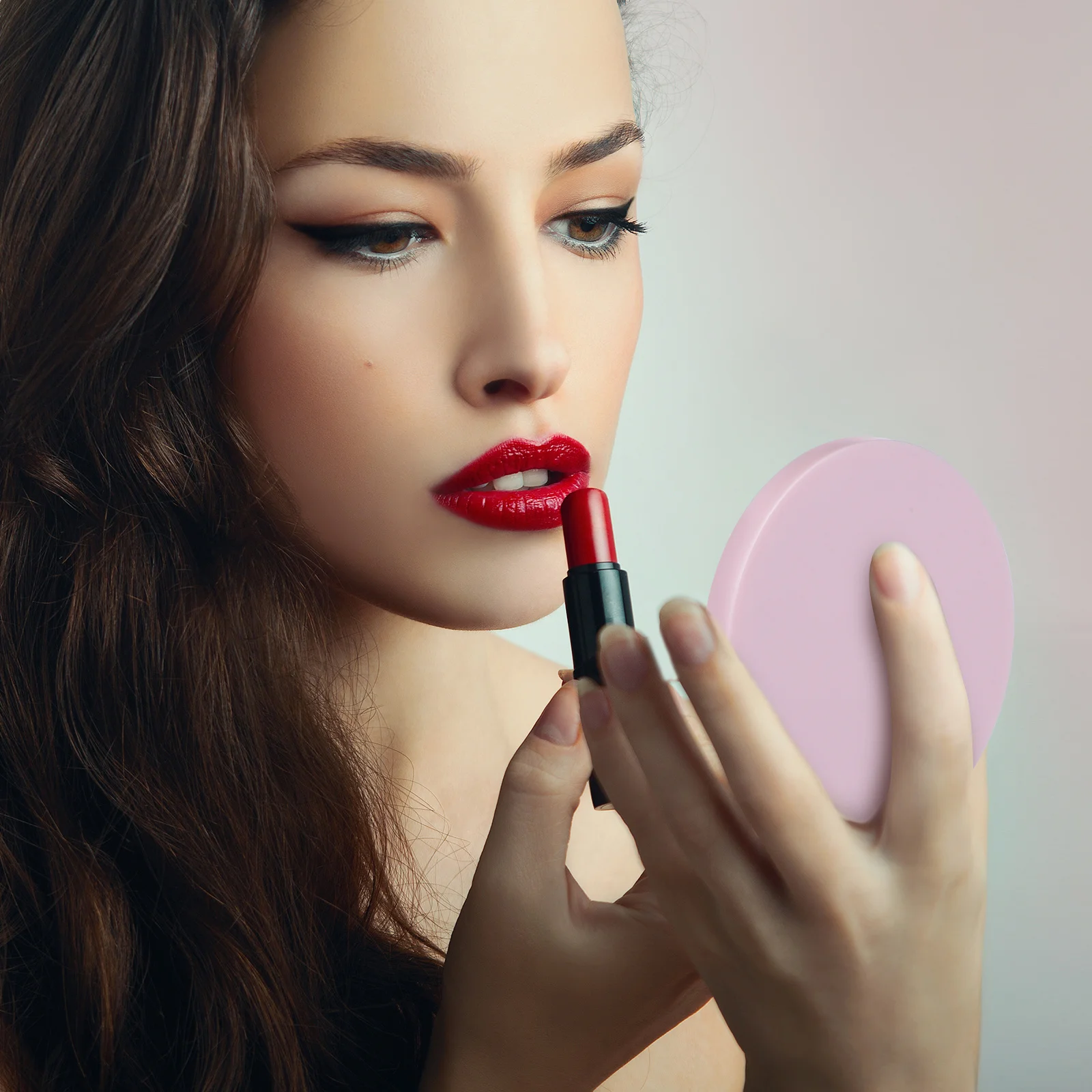 4 stuks kleine ronde draagbare compacte spiegels mini make-up zakspiegel reisspiegel kleine spiegels voor klaslokaal kinderen