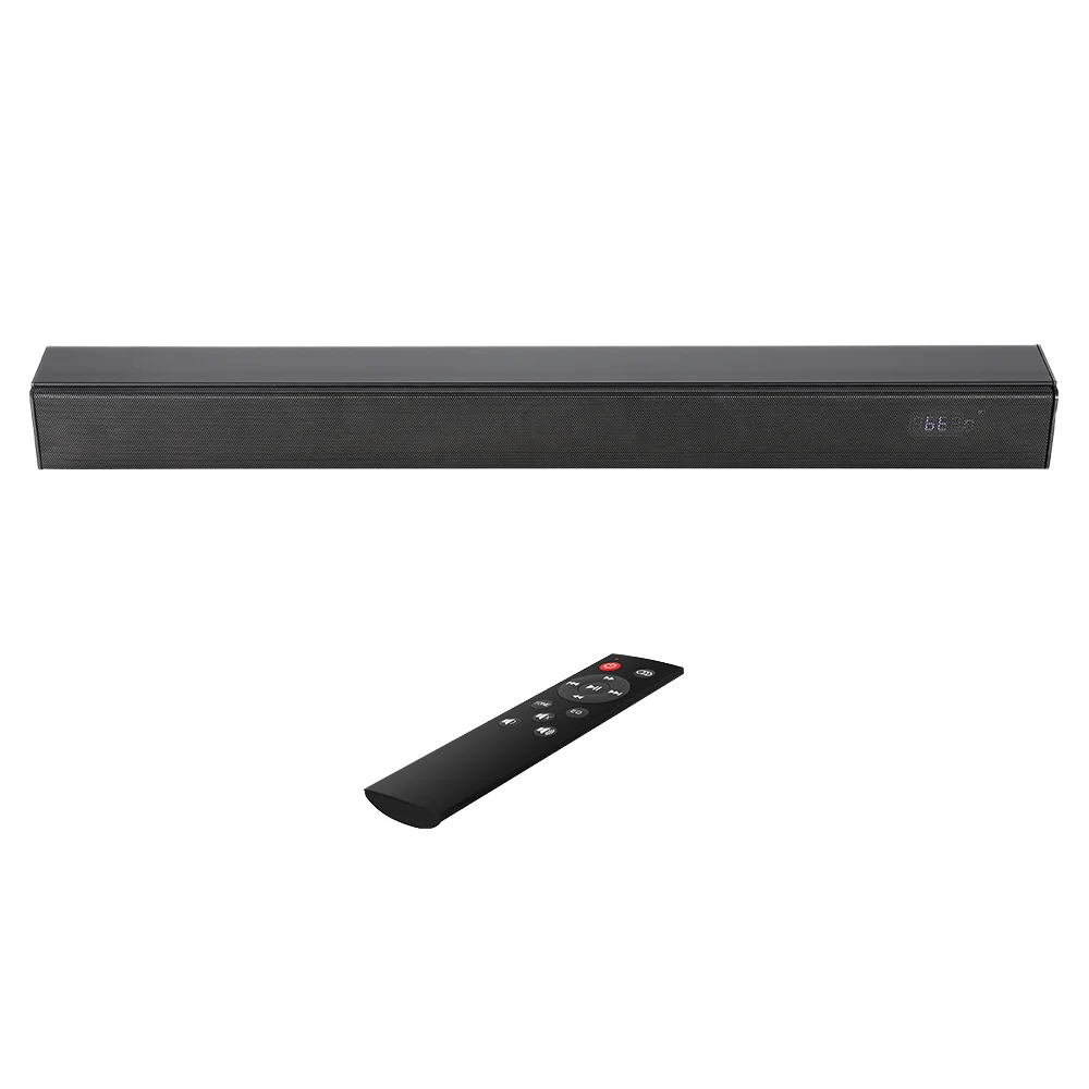 

For New 60CM 50W 2.0CH TV SoundBar Speaker Wireless Surround System Remote Control Home Theatre Display Screen for