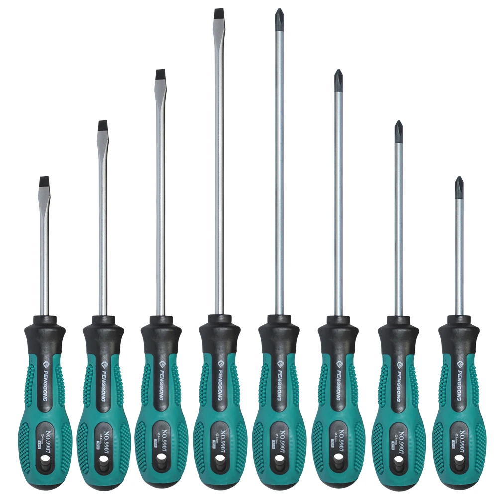 Multi-purpose Screwdrivers Insulated PP Handle Straight Screwdrivers Wear-resistant Accessories Home Maintenance Tools