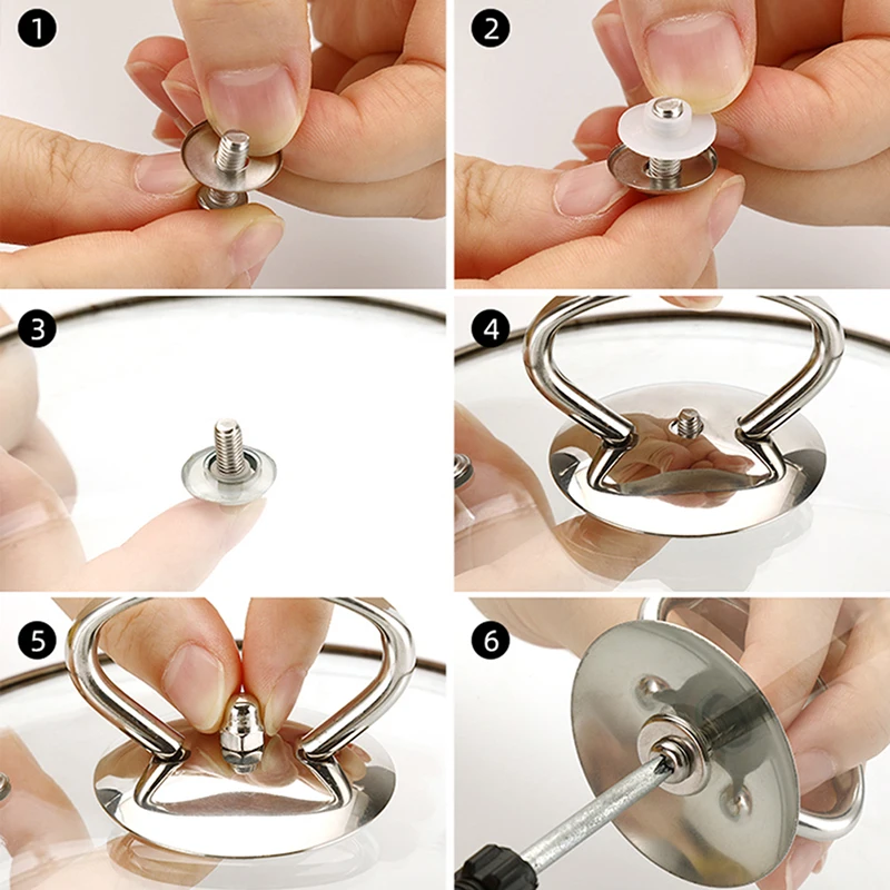 

(HMA16)1 Pc Pot Handle Knob Lid Lid Knob Replacement Universal Kitchen Replacement Handle