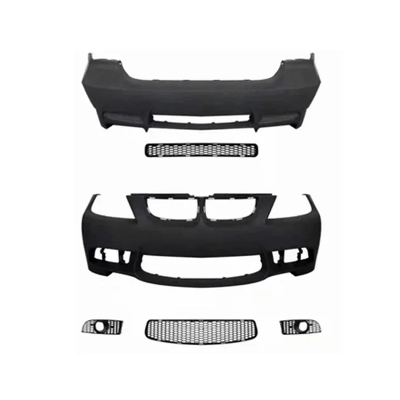 

MP Type Dry Carbon Fiber Front Bumper Side Air Intake Vents Fenders Body Kit For E90