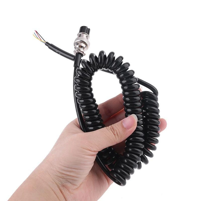 

CB Radio Speaker Microphone 4P Cable for PR550 PR3100 PR4000 Car Walkie Talkie， Universal Car Mic Walkie Talkie