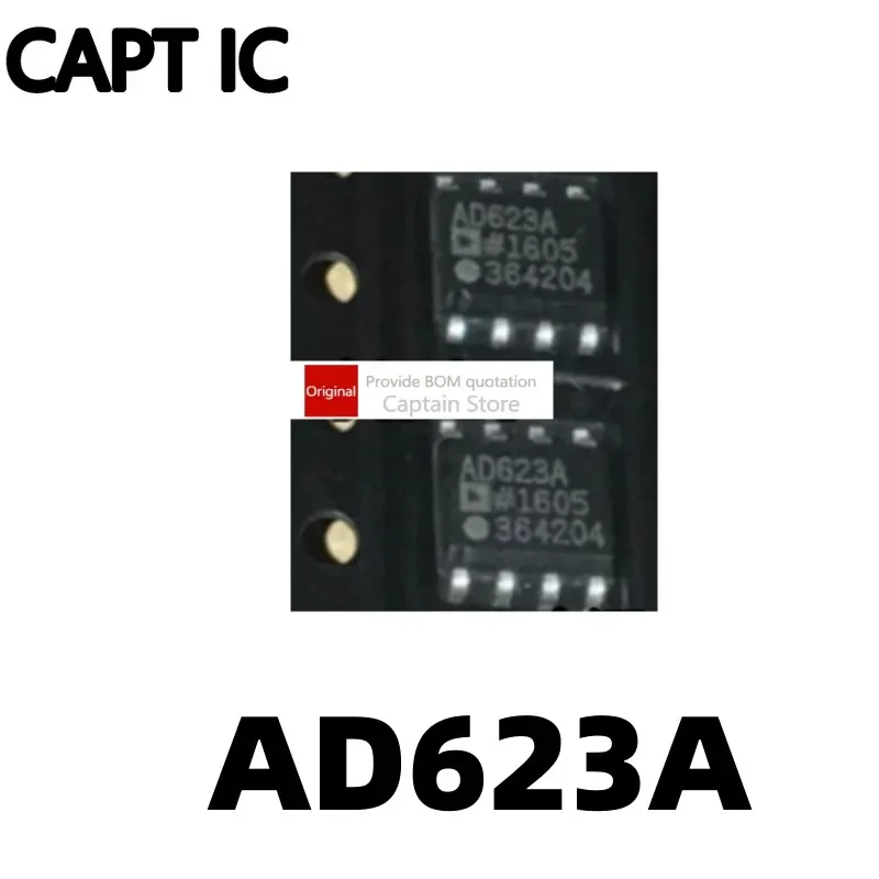 5PCS AD623A AD623AR AD623ARZ Instrument Amplifier Chip SOP-8