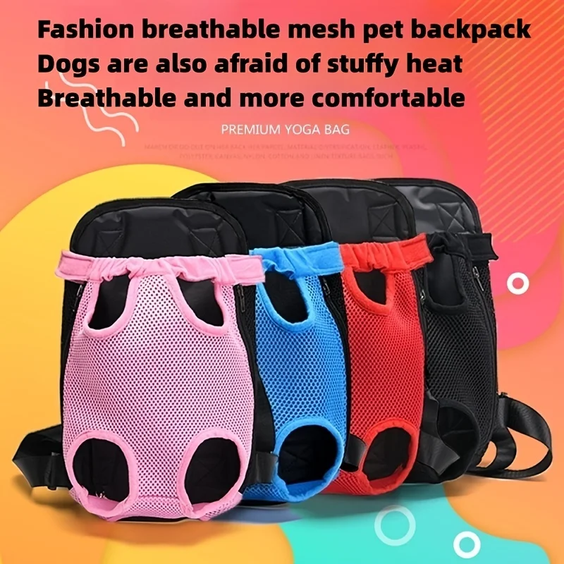 1pc Pets Carrier, portable Backpack For Taking Your Dogs Or Cats To Go Out, suitable For Small Dogs And Cats