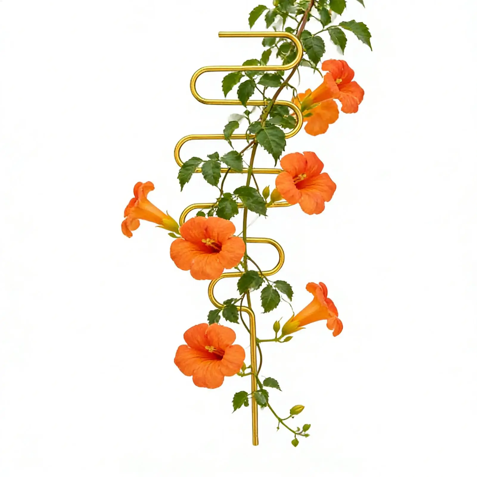 Plant Stakes Iron Plant Support Stakes Flowerpot Decorations Garden Supplies Flower Pot Bracket Rust-proof Plant Sticks Garden