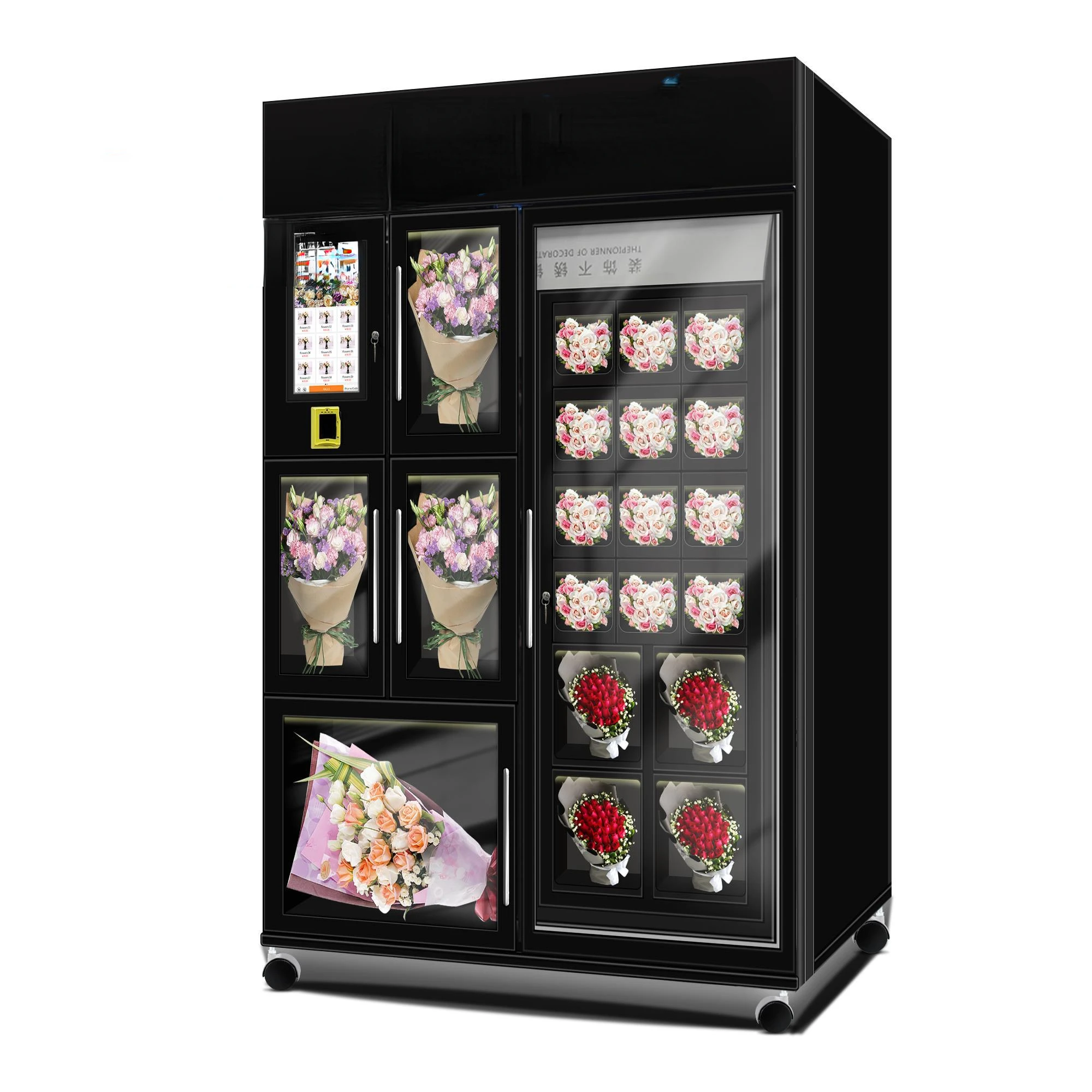 New Design Cooling Fresh Flower Vending Machine Rose Vending Machine With Humidification