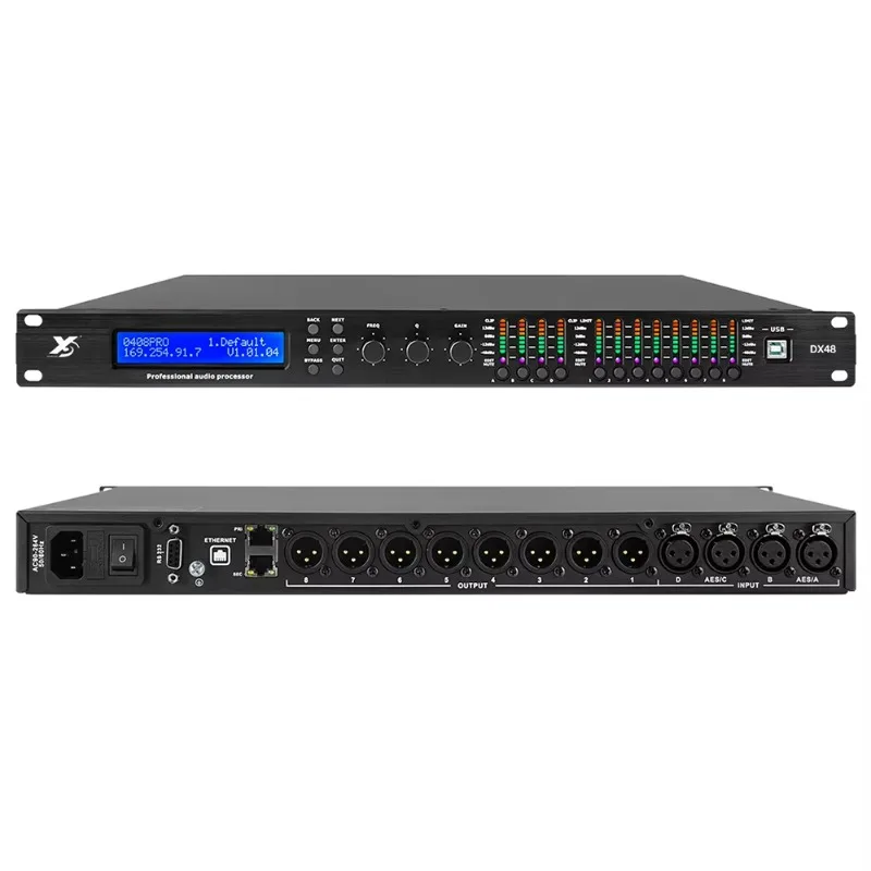 Speaker Management Processor with Software Delay Function Matrix Digital Audio Speaker Processor